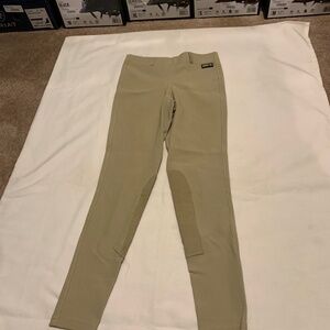 Kerrits Microcord Kneepatch Tan Kids Large 1343-4